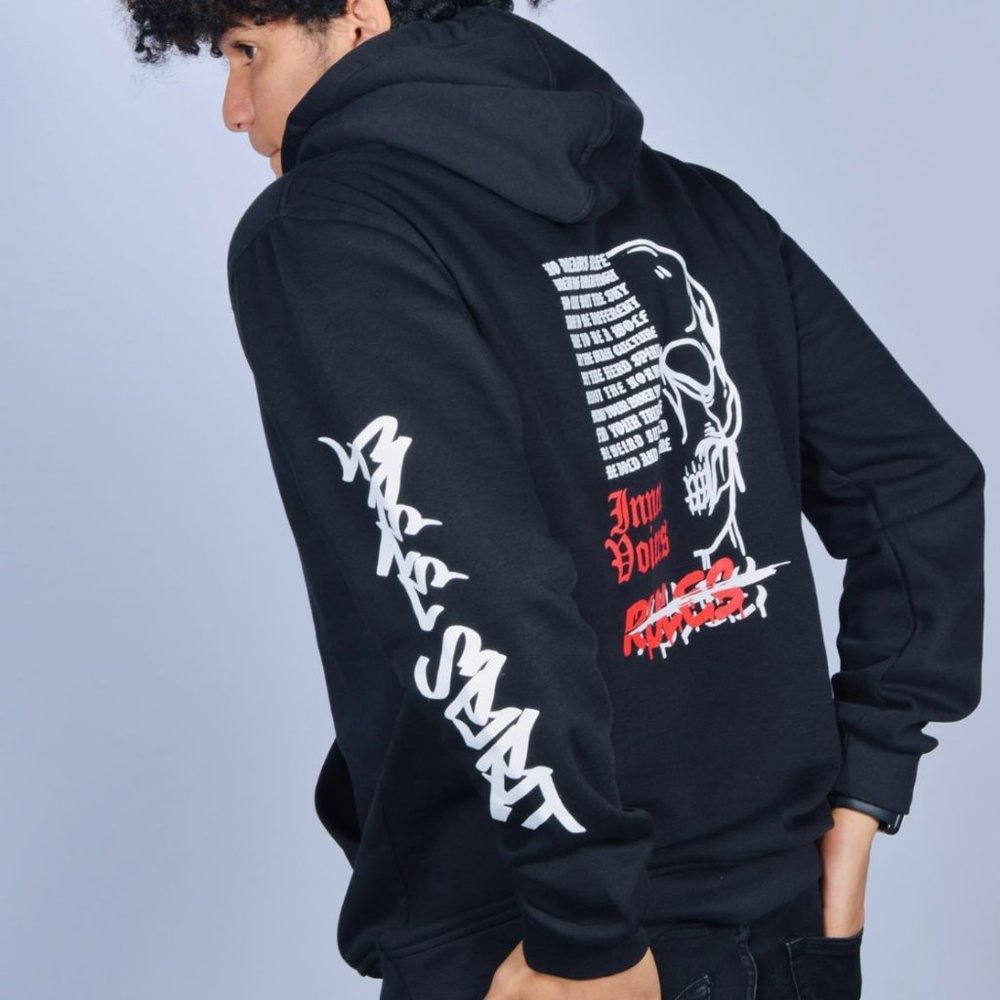 Black hoodie unisex